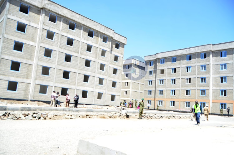  Image of Nakuru's affordable housing project in Bondeni taken on February 13, 2023, courtesy of The Star.