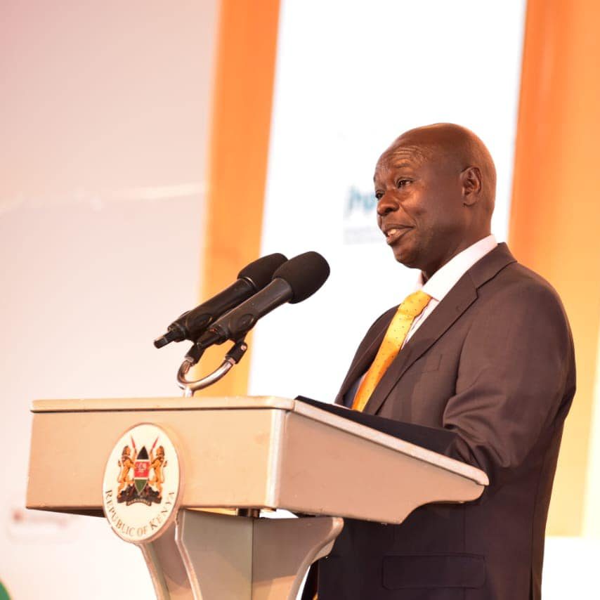Deputy President Rigathi Gachagua delivering a speech at the Devolution Conference from August 15th-19th, 2023